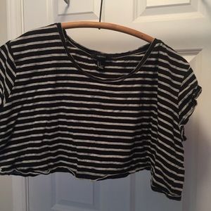 Forever 21 boxy cropped t shirt